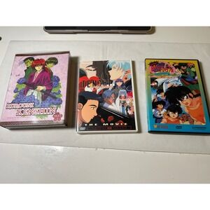 Anime DVD Lot Rurouni Kenshin Tenchi Ranma 1/2‎ Movie Collection Pioneer